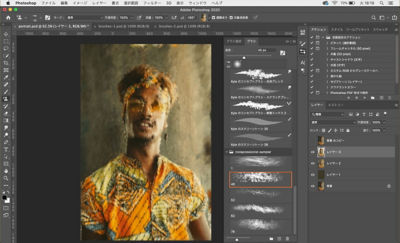 Photoshopの無料ブラシ：Impressionist Set（提供元：Creators