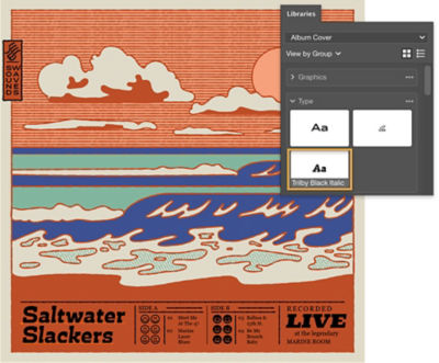 How to make an album cover in Adobe Illustrator