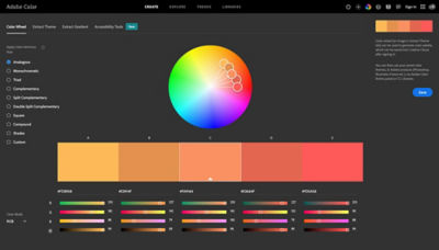 Color theme  Adobe Color